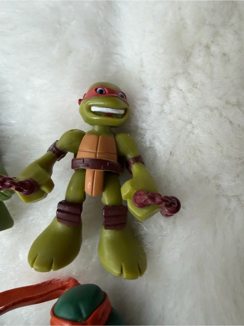 Teenage Mutant Ninja Turtle Lot including Raphael Skateboard 2003